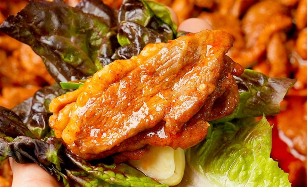 한국산 오리 양념 주물럭 500g