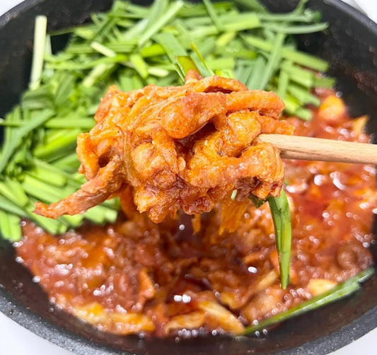 한국산 오리 양념 주물럭 500g