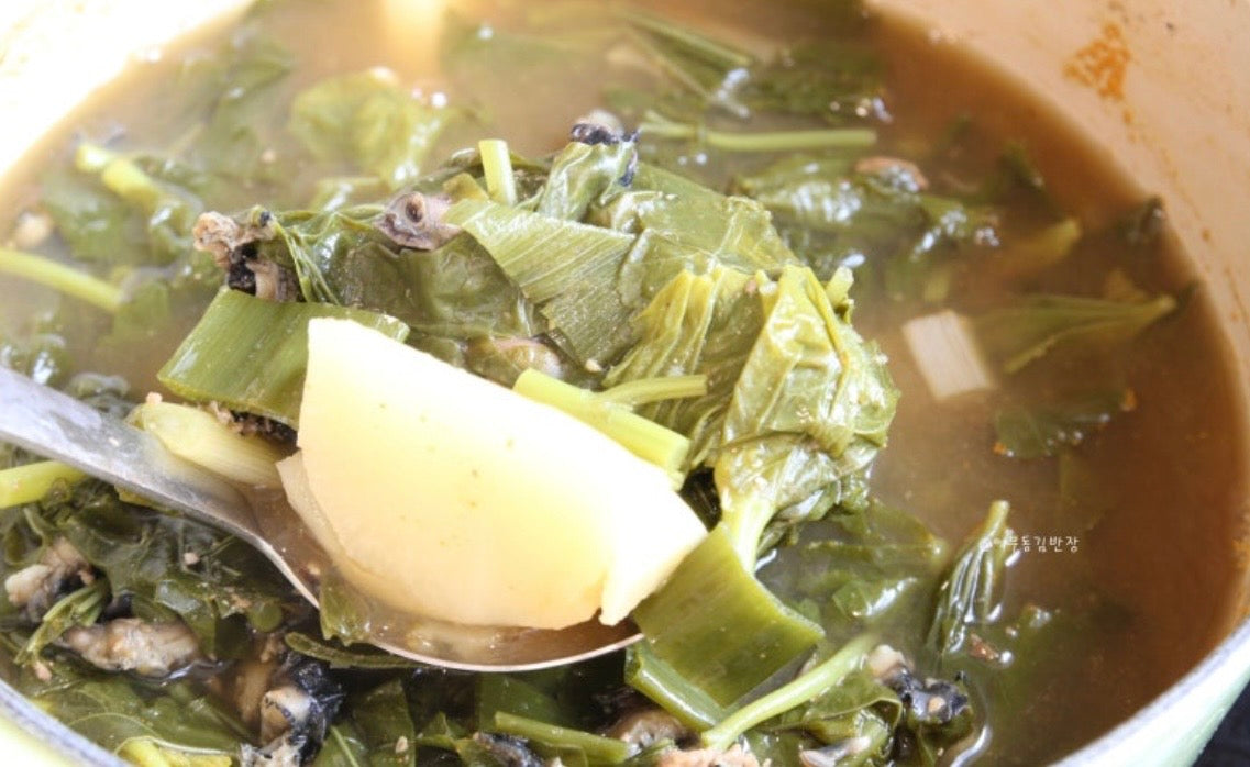 아욱우렁된장국