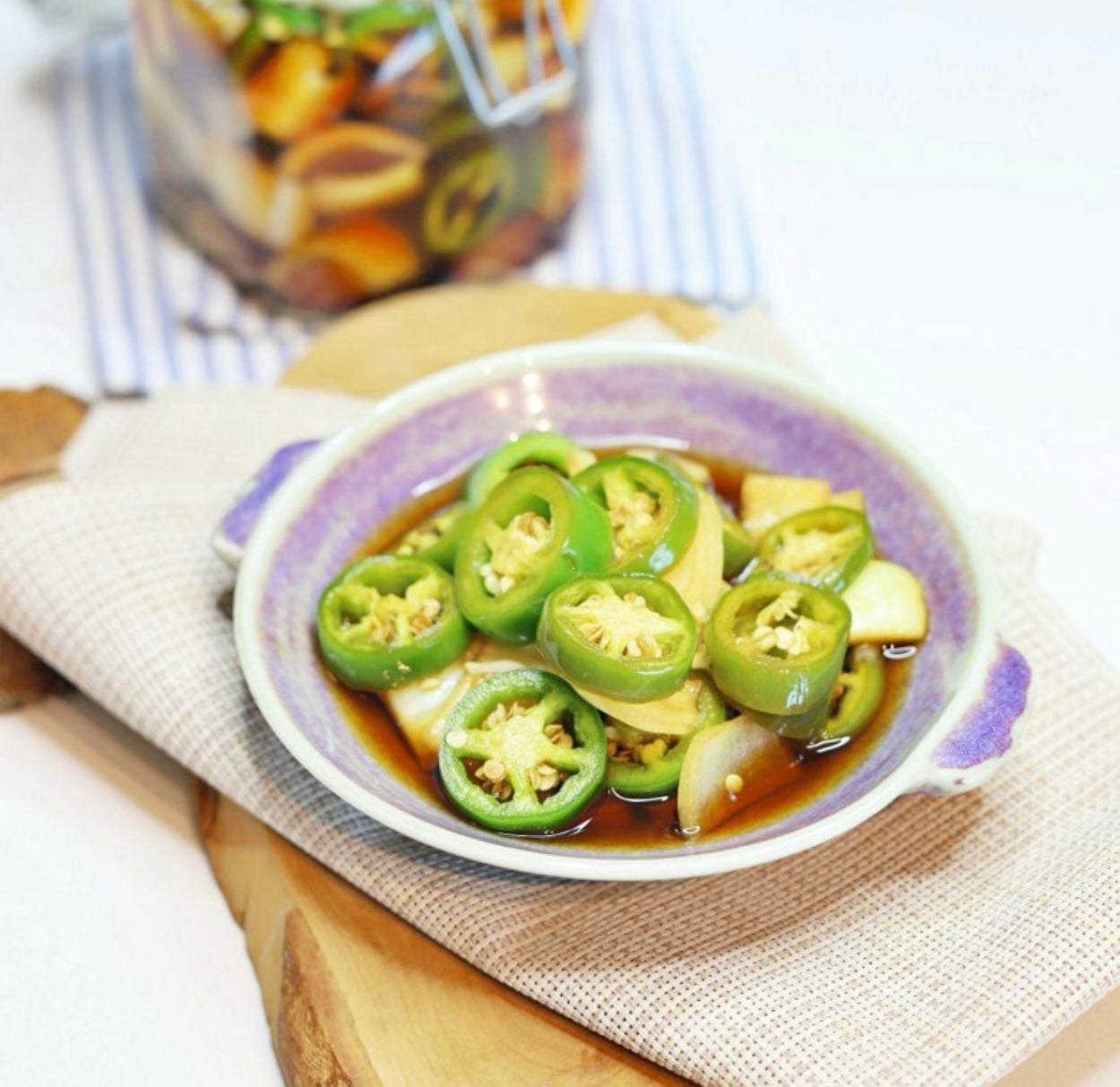 할라피뇨 차요테 장아찌