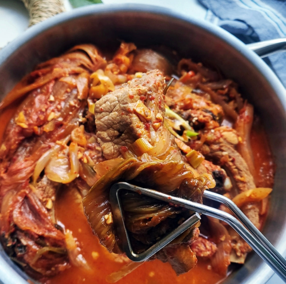 등갈비 김치찜