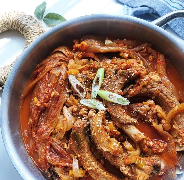 등갈비 김치찜