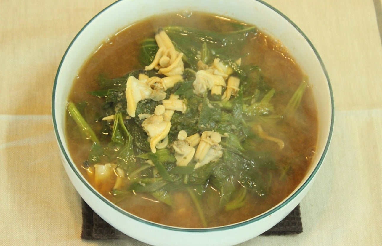 바지락 아욱 된장국